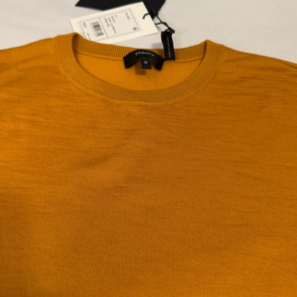 Theory Saffron M NWT Riland Sweater 3580 - Picture 5 of 9